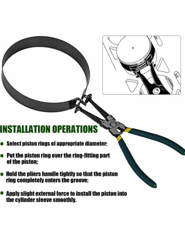 Juego de Herramientas Socpuro para Anillos de Pistón 62-145mm