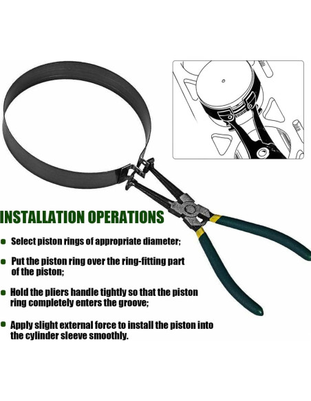 Juego de Herramientas Socpuro para Anillos de Pistón 62-145mm