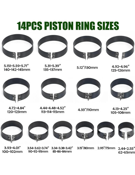 Juego de Herramientas Socpuro para Anillos de Pistón 62-145mm