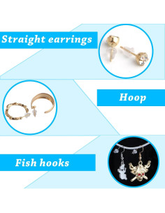 Respaldo de Arete Clutch Yalis 1200 Piezas Silicona 5 mm 2