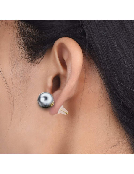 Respaldo de Arete Clutch Yalis 1200 Piezas Silicona 5 mm