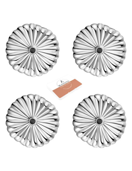 Respaldo Jumbo de Pendientes BEADNOVA 925 Plata Esterlina 4pcs