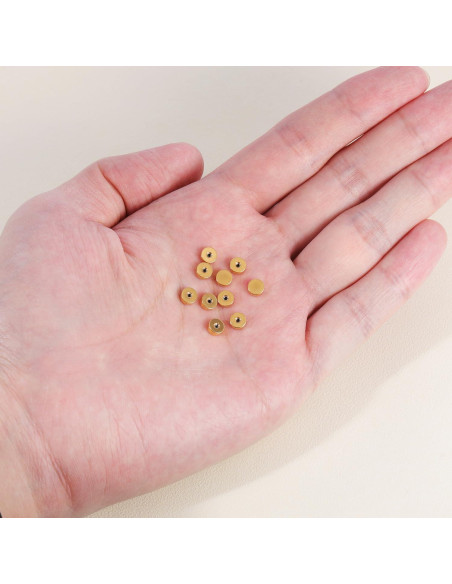 Soportes de Pendientes de Acero Inoxidable AOEDEJ 8 Pares 1.2mm