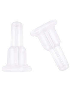 Respaldos de Aretes de Silicona KASBEE 20PCS Hipoalergénicos