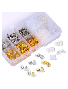 Resortes para Aretes Yalis 1040 Piezas 10 Estilos Hipoalergénicos