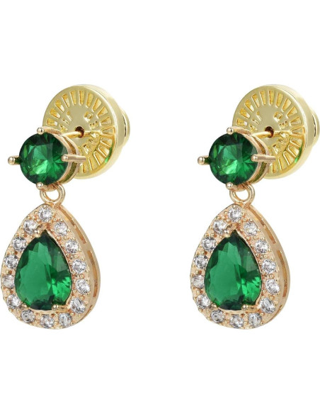 Resortes para Pendientes JIACHARMED Oro 18K 4 Piezas Hipoalergénicos