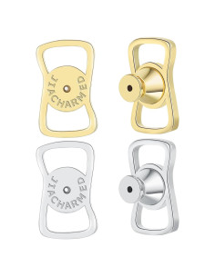 Resortes Elevadores para Pendientes JIACHARMED 4PCS Hipoalergénicos