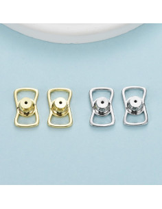 Resortes Elevadores para Pendientes JIACHARMED 4PCS Hipoalergénicos 2