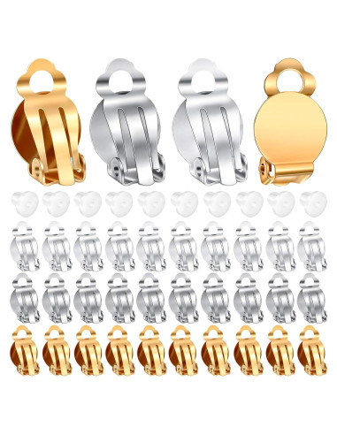 Kit de Joyería Hicarer 350 Piezas Clips y Almohadillas DIY