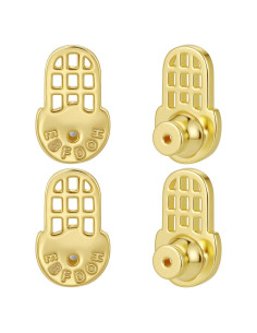 Resortes para Aretes EBFDOH Oro de 18K Hipoalergénicos 4 Piezas