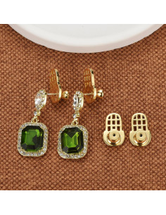 Resortes para Aretes EBFDOH Oro de 18K Hipoalergénicos 4 Piezas 2