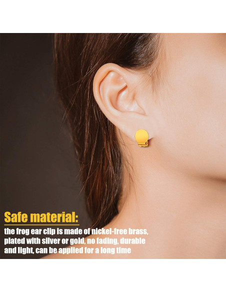 Kit de Joyería Hicarer 350 Piezas Clips y Almohadillas DIY