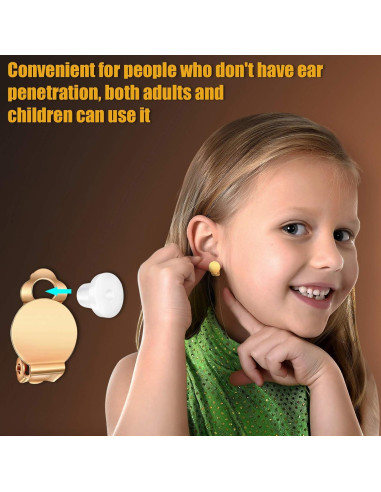 Kit de Joyería Hicarer 350 Piezas Clips y Almohadillas DIY