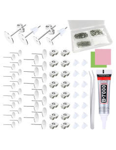 Kit de Aretes DIY N NOROCME 664 Piezas Acero Inoxidable