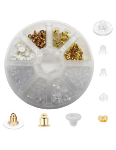 Tapones de Seguridad para Pendientes EastyGold - 400 Piezas