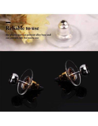 Tapones de Seguridad para Pendientes EastyGold - 400 Piezas