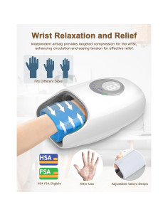 Masajeador de Manos JZBRAIN con Calor y Compresión 2