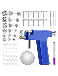 Kit de Perforación de Orejas YASPIT con 6 Pendientes y Agujas