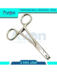 Pinzas Hemostáticas WSI para Piercings - Acero Inoxidable 3-5mm 2
