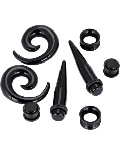 Kit de Estiramiento de Orejas 68 Piezas Beautidots 14G-00G 2