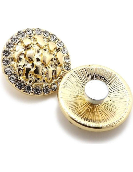 Pendientes Magnéticos Nugget Galleta 12.7mm Unisex