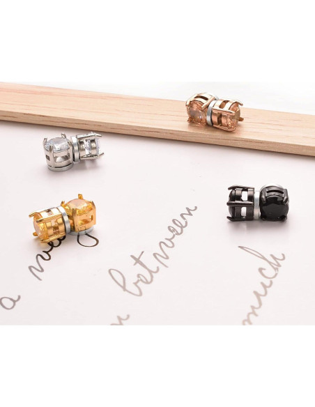 Pendientes Magnéticos Hipoalergénicos Airokiy - Set 4 Pzas Multicolor