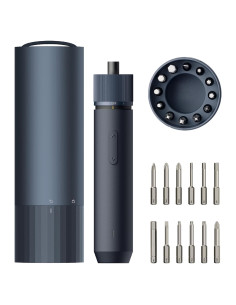 Destornillador Eléctrico HOTO 3.6V Inalámbrico con 12 Puntas