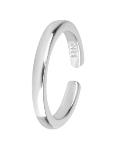 Anillo de Dedo del Pie de Plata Esterlina 925 Ajustable Minimalista