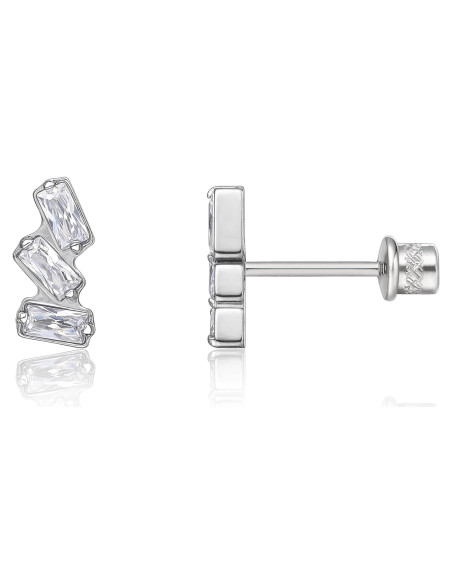 Pendientes de Titanio Hipoalergénicos Limerencia 20G Respaldo Tornillo