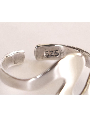 Anillo ajustable de plata esterlina 925 MiYa Creations