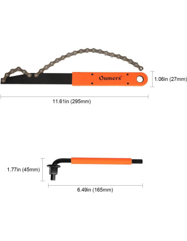 Herramienta de extracción de cassette Oumers con cadena y llave