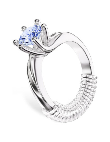 Ajustador de Anillo REIDEA Transparente Antideslizante - 12 Piezas