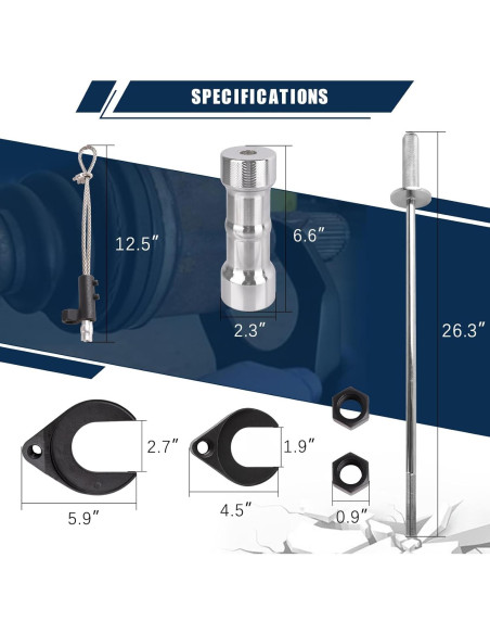 Extractor de Junta CV Aremnry Kit de Herramientas 7.29 kg