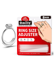 Ajustador de Tamaño de Anillo Omilly - 8 Tamaños Silicona