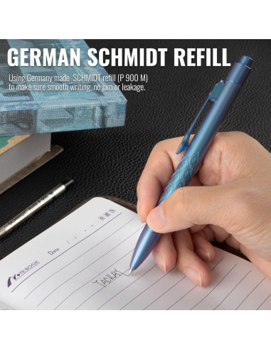 Bolígrafo de Titanio 9TiEDC TR-TAC2101 Azul Fino