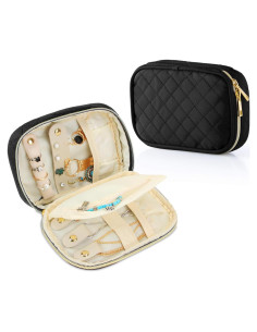 Estuche de Viaje para Joyería Teamoy Pequeño Acolchado Negro