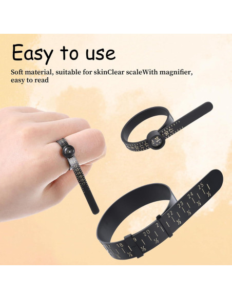 Kit Medidor de Tamaño de Anillo y Pulsera ElevateTech 2 Pcs