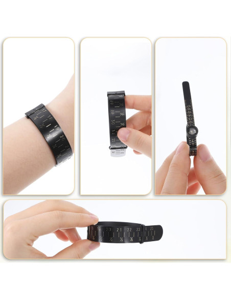 Kit Medidor de Tamaño de Anillo y Pulsera ElevateTech 2 Pcs