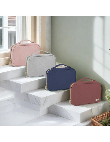 Estuche Organizador de Joyas TBTOTRA Rosa 24x14cm