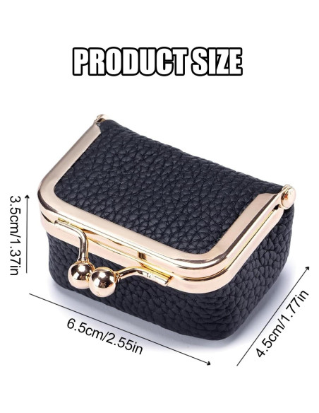 Caja de Joyería Mini de Cuero Genuino Noxozoqm Rosa