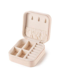 Estuche de Joyería de Viaje Pewmog Rosa 10x10x5 cm