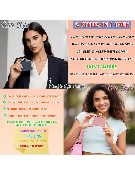 Paquete de 2 Organizadores de Joyería D95COCC Compactos