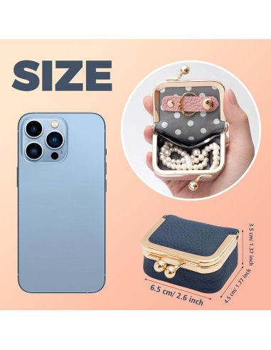 Paquete de 2 Organizadores de Joyería D95COCC Compactos