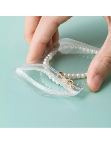 Álbum de Joyería GSHLLO Transparente 11.5x21.7cm 60 Bolsillos