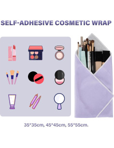 Bolsa de Maquillaje Autoadhesiva Walking Way 35x35cm Púrpura 2