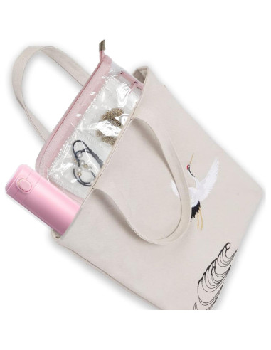 Organizador de Joyería Plegable IKJNMLP Rosa 70 Bolsillos