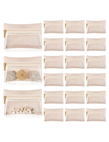 Organizador de Joyería de Viaje Uiifan 50 Bolsas Franela