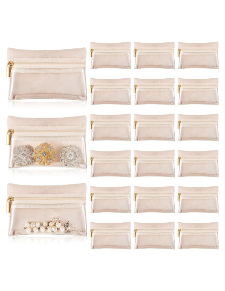 Organizador de Joyería de Viaje Uiifan 50 Bolsas Franela