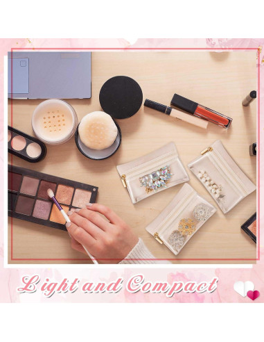 Organizador de Joyería de Viaje Uiifan 50 Bolsas Franela