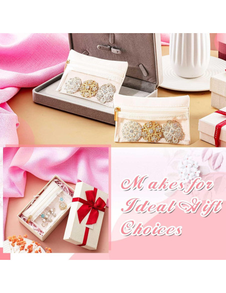 Organizador de Joyería de Viaje Uiifan 50 Bolsas Franela